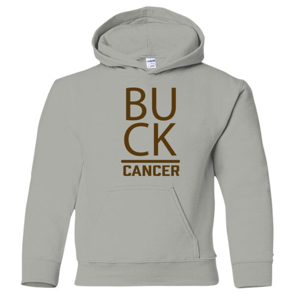 Buck Cancer D3 - Heavy Blend™ Youth Hooded Sweatshirt Thumbnail