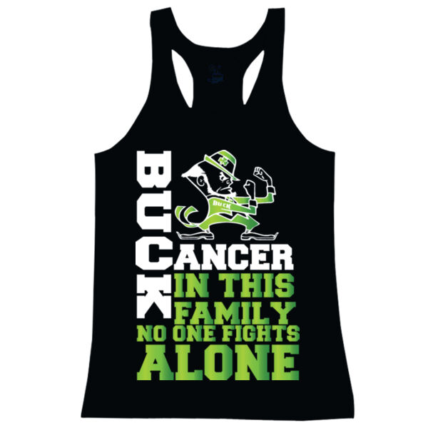 Irish Man Buck Cancer - Women’s B-Core Racerback Tank Top Thumbnail