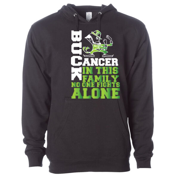 Irish Man Buck Cancer - Midweight Hooded Sweatshirt Thumbnail