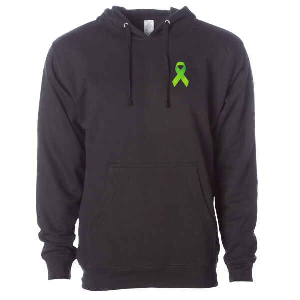 Ribbon Buck Cancer - Midweight Hooded Sweatshirt Thumbnail